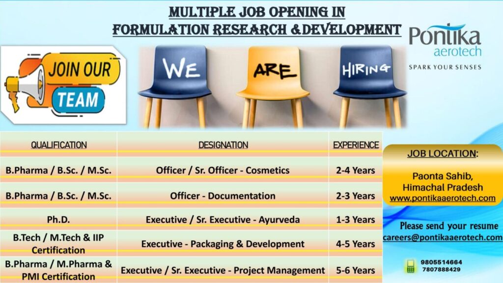 Pontika Aerotech Jobs-2021